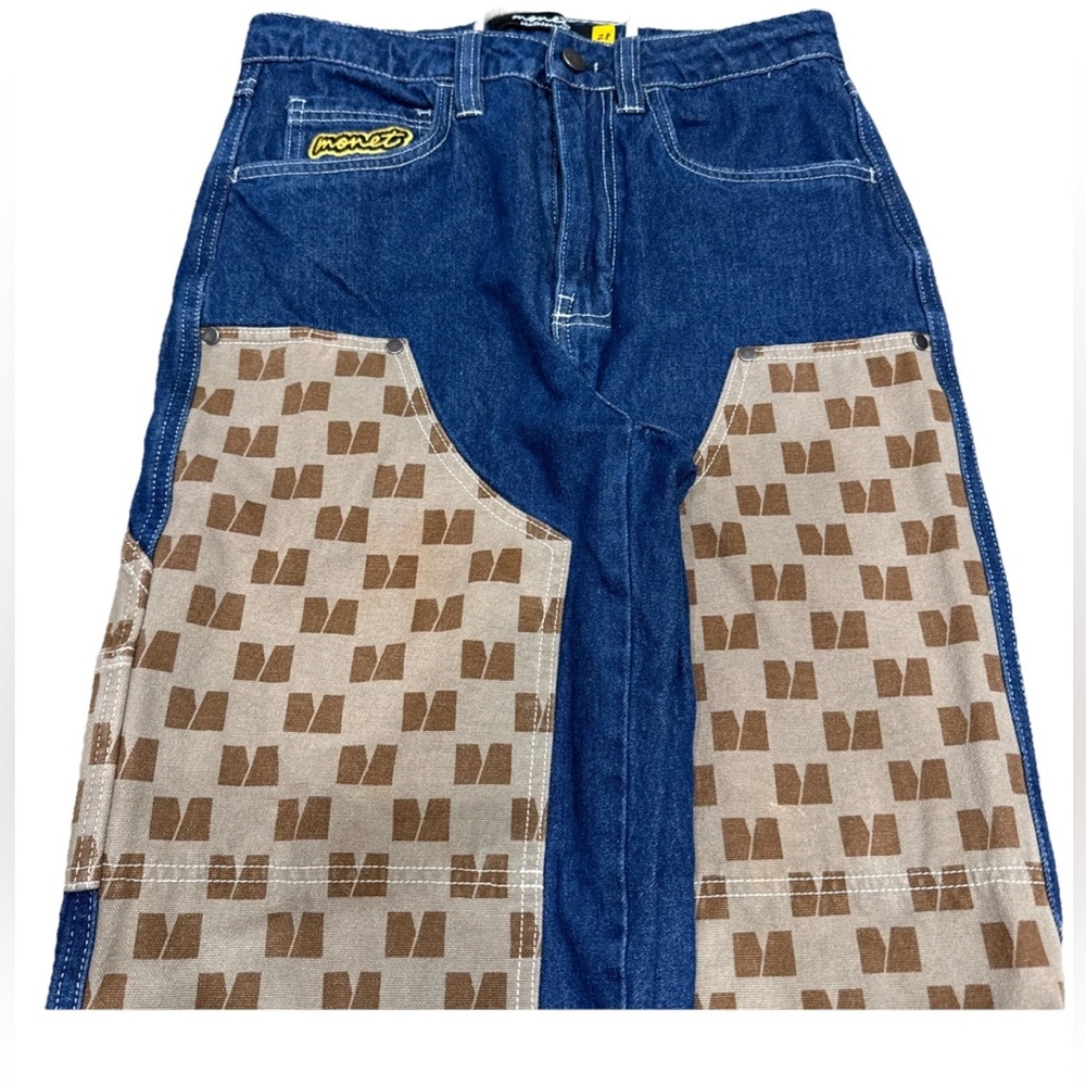 Vtg Monet Skateboards Sz28 Baggy,Skateboarding,Grunge Pants Denim BlueJeans Y2K